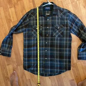 Pendleton Western snap button shirt.